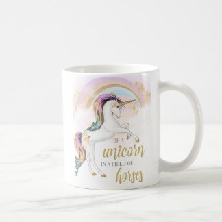 Seien Sie eine Unicorn-Tasse Kaffeetasse