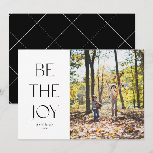 Seien Sie einfach ein Foto Weihnachten (Vorne/Hinten)