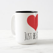 SEIEN Sie EINFACH NETTE | Tasse (Vorderseite Links)