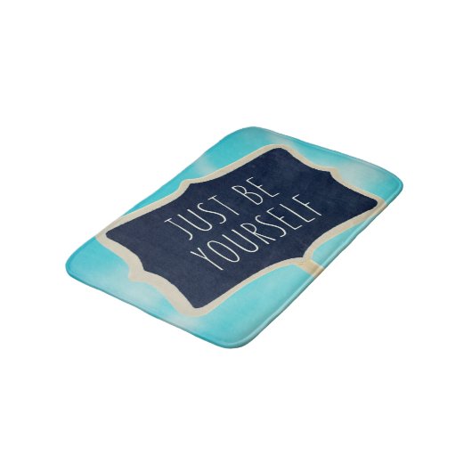 Seien Sie einfach sich Badematte (Schrägansicht)