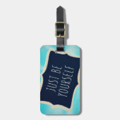 Seien Sie einfach sich Gepäckanhänger (Vorderseite vertikal)