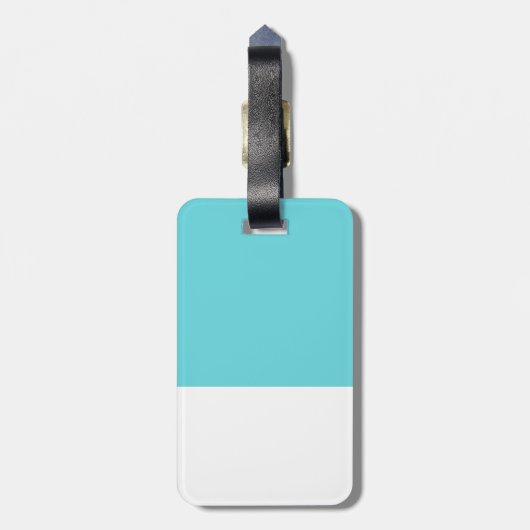 Seien Sie einfach sich Gepäckanhänger (Rückseite vertikal)