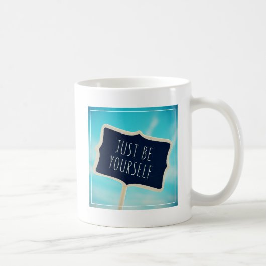 Seien Sie einfach sich Kaffeetasse (Rechts)
