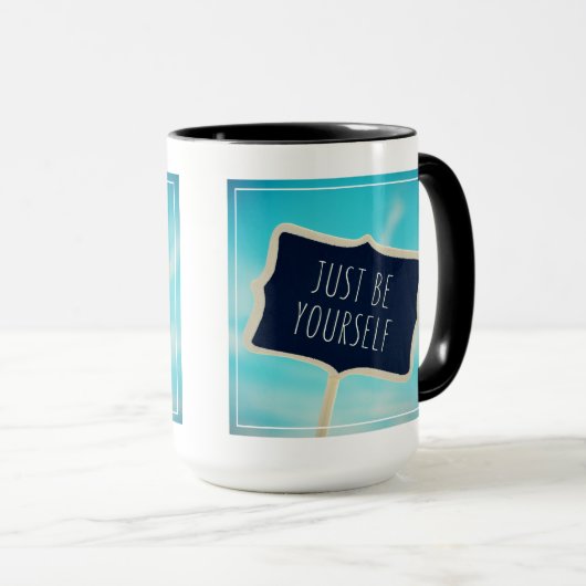 Seien Sie einfach sich Tasse (VorderseiteRechts)