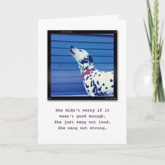 Seien Sie einfach Sie Karte (Vorderseite)