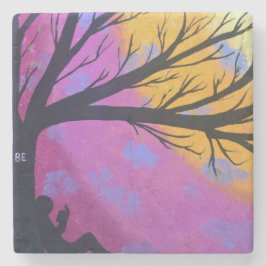 SEIEN Sie einfach SteinUntersetzer