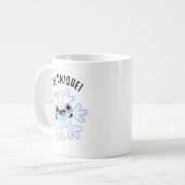 Seien Sie einzigartig Funny Snowflake Pub Kaffeetasse (Vorderseite Links)