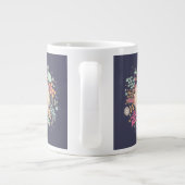 Seien Sie einzigartig Jumbo-Tasse (Rückseite)