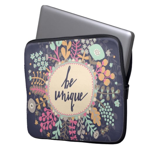Seien Sie einzigartig Laptopschutzhülle (Vorderseite Links)