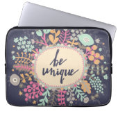 Seien Sie einzigartig Laptopschutzhülle (Vorderseite)