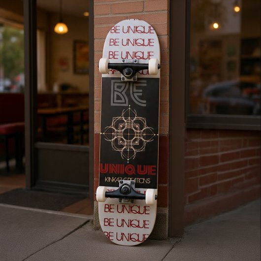 Seien Sie einzigartig Skateboard Deck 7¾ Zoll