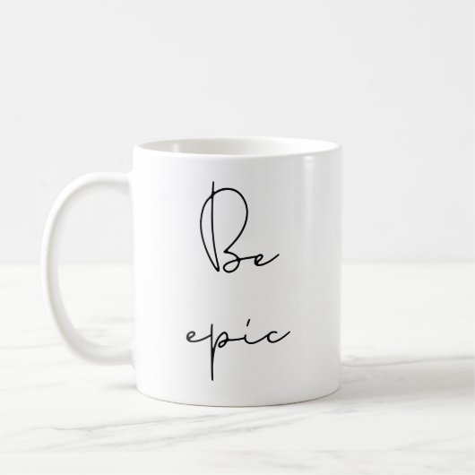Seien Sie episch Kaffeetasse (Links)