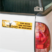 Seien Sie ermutigt_ Autoaufkleber (Auf Lkw)