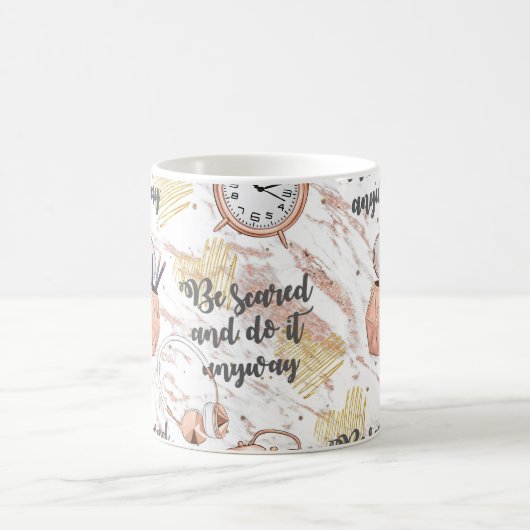 Seien Sie erschreckt und tun Sie es auf jeden Fall Kaffeetasse (Mittel)