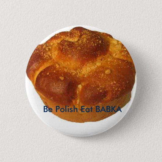 Seien Sie essen BABKA KNOPF polnisch Button (Vorderseite)