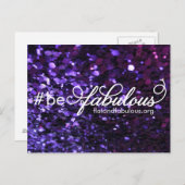 Seien Sie fabelhafte Postkarte (Vorne/Hinten)