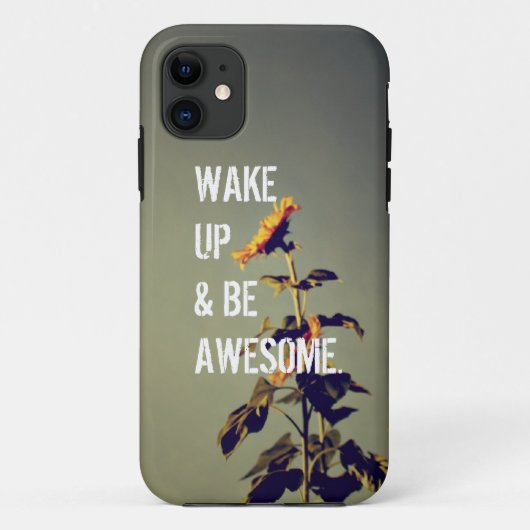 "Seien Sie fantastischer" Sonnenblume iPhone 5 Case-Mate iPhone Hülle (Rückseite)