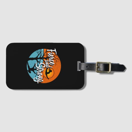 Seien Sie fest, seien Sie starke Frauengymnastik Gepäckanhänger (Vorderseite (Horizontal))