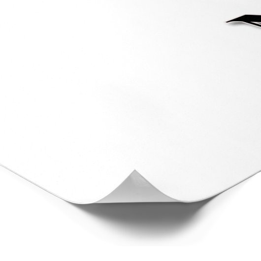 Seien Sie fett Poster Matte (Ecke)