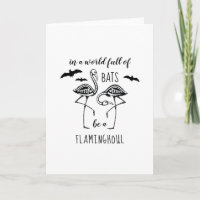 Seien Sie Flaminghoul Skeleton Flamingo Halloween