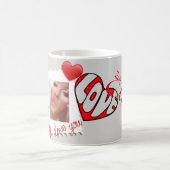 Seien Sie Foto Bergwerkvalentines Tages Kaffeetasse (Mittel)