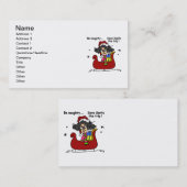 Seien Sie frech Visitenkarte (Vorne/Hinten)