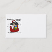 Seien Sie frech Visitenkarte (Rückseite)