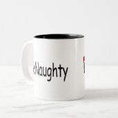 Seien Sie frech Zweifarbige Tasse (Vorderseite Links)