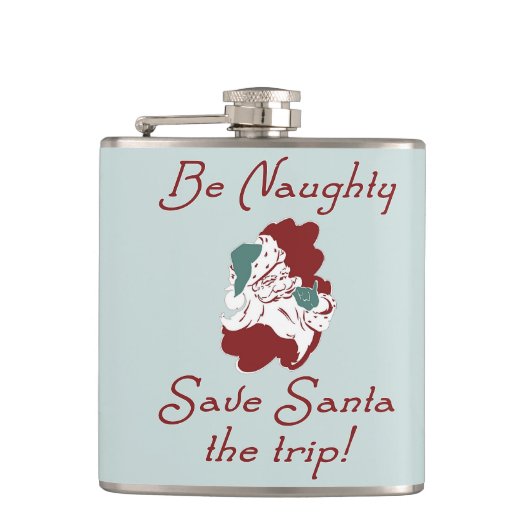 Seien Sie freche Sankt Flachmann (Vorderseite)