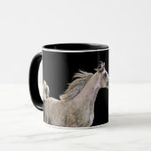 seien Sie frei. Pferdesammlung. arabisches Grau Tasse (Vorderseite Links)