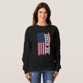 Seien Sie freundlich American Flag Unity Day Anti Sweatshirt (Vorne ganz)