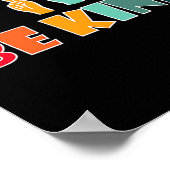 Seien Sie freundlich amerikanisch als Zeichen für Poster (Ecke)