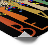 Seien Sie freundlich Autismus Bewusstsein ASL Mama Poster (Ecke)