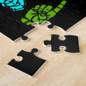 Seien Sie freundlich Autismus Bewusstsein ASL Mama Puzzle (Seite)