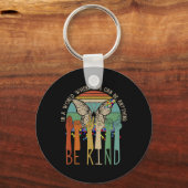 Seien Sie freundlich Autismus Bewusstsein ASL Mama Schlüsselanhänger (Vorderseite)