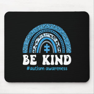 Seien Sie freundlich Autismus Bewusstsein Niedlich Mousepad