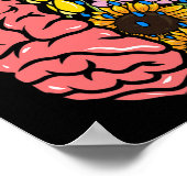 Seien Sie freundlich - Bewusstsein für psychische Poster (Ecke)