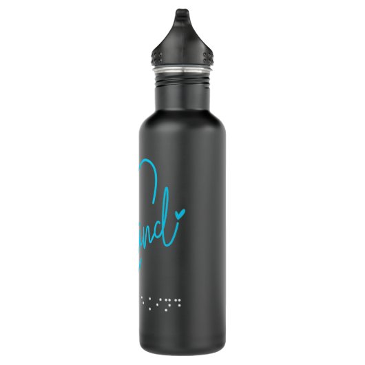 Seien Sie freundlich, Blind Edelstahlflasche (Rechts)