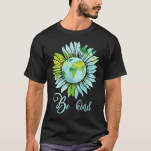 Seien Sie freundlich Daisy Earth Hippie T - Shirt