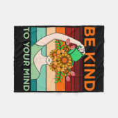 Seien Sie freundlich, die Unterstützung der psychi Fleecedecke (Vorderseite (Horizontal))