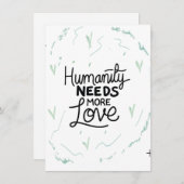 Seien Sie freundlich Erinnerung Design Einladung (Vorne/Hinten)