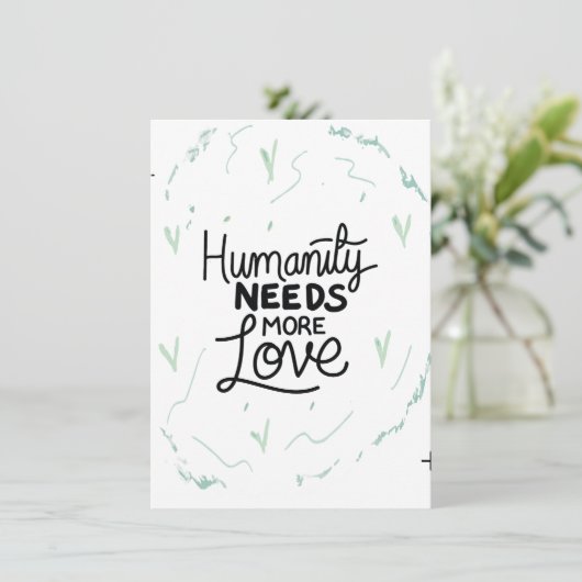 Seien Sie freundlich Erinnerung Design Einladung (Stehend Vorderseite)