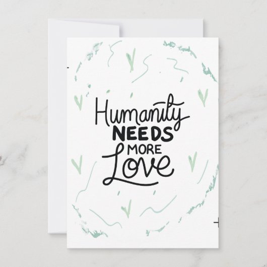 Seien Sie freundlich Erinnerung Design Einladung (Vorderseite)