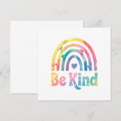 Seien Sie freundlich farbenfroher Regenbogen - ins (Vorne/Hinten)