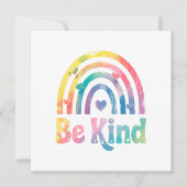 Seien Sie freundlich farbenfroher Regenbogen - ins (Vorderseite)