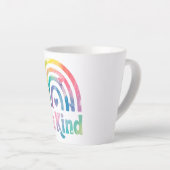 Seien Sie freundlich farbenfroher Regenbogen - ins Milchtasse (Rechte Ecke)