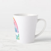 Seien Sie freundlich farbenfroher Regenbogen - ins Milchtasse (Rechts)