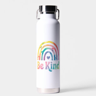 Seien Sie freundlich farbenfroher Regenbogen - ins Trinkflasche