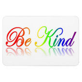 Seien Sie freundlich flexibel Magnet (Horizontal)