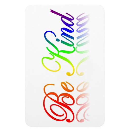 Seien Sie freundlich flexibel Magnet (Vertikal)